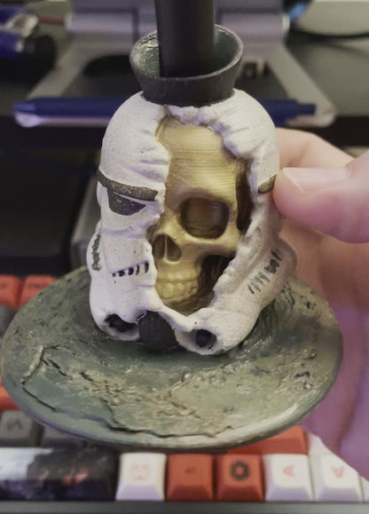 Stormtrooper Helmet & Skull - Digital Pen Holder